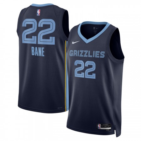 NBA Mænd Trøje Memphis Grizzlies Desmond Bane 22 2022-23 Nike Icon Edition Navy Swingman